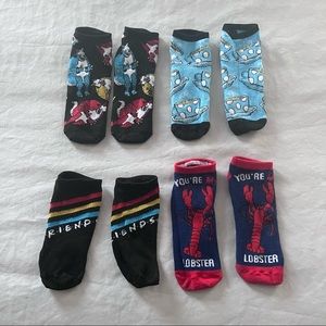 FRIENDS set of 4 Ankle Socks